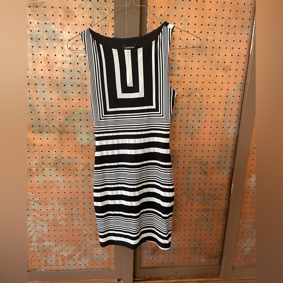 bebe Dresses & Skirts - Bebe black & white dress.